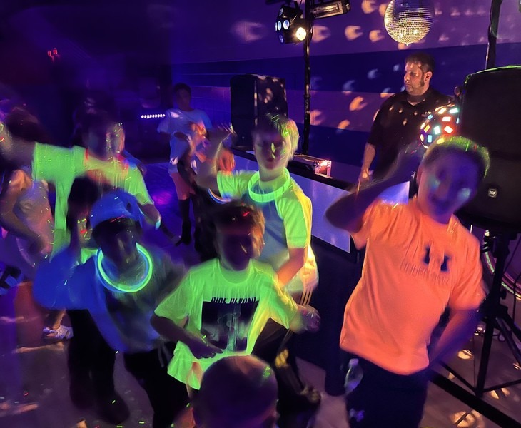 Glo Dance Boys Having Fun