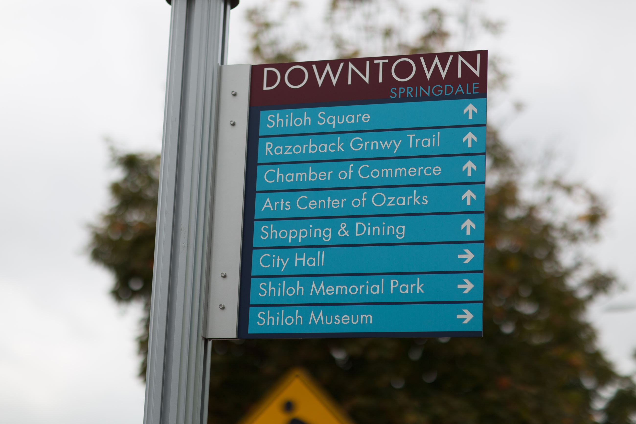 Downtown sign