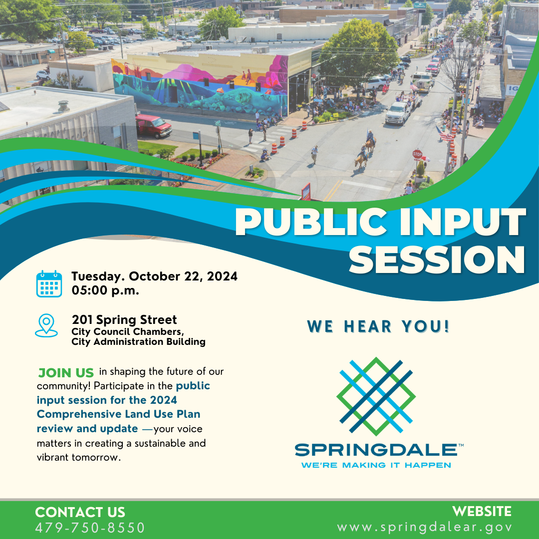 Public Input Session Graphic