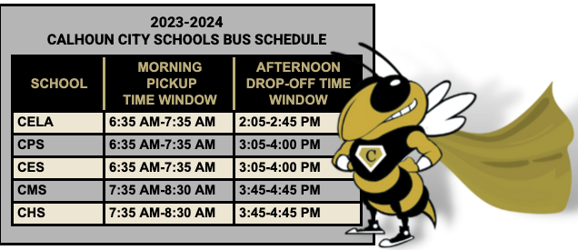 bus schedules
