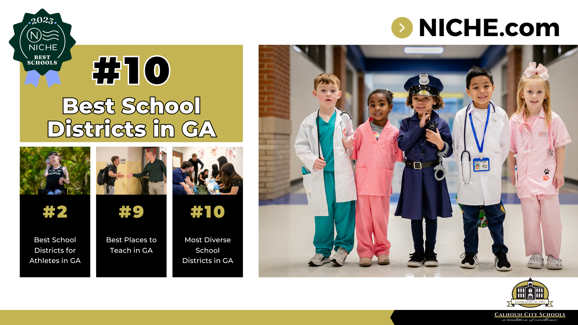 Niche.com #10 best school districts in GA