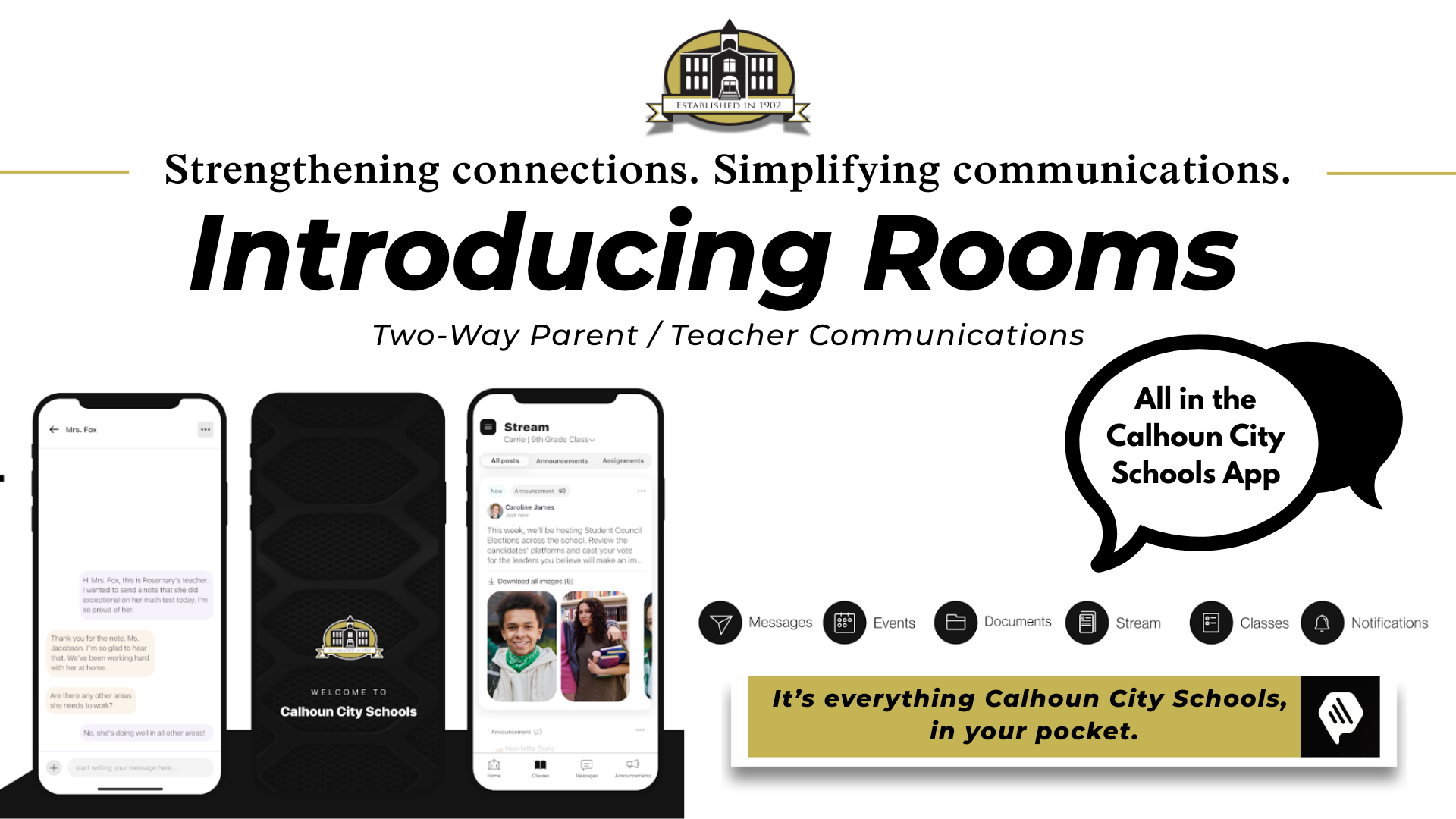 Introducing Rooms - parent/teacher communications platform