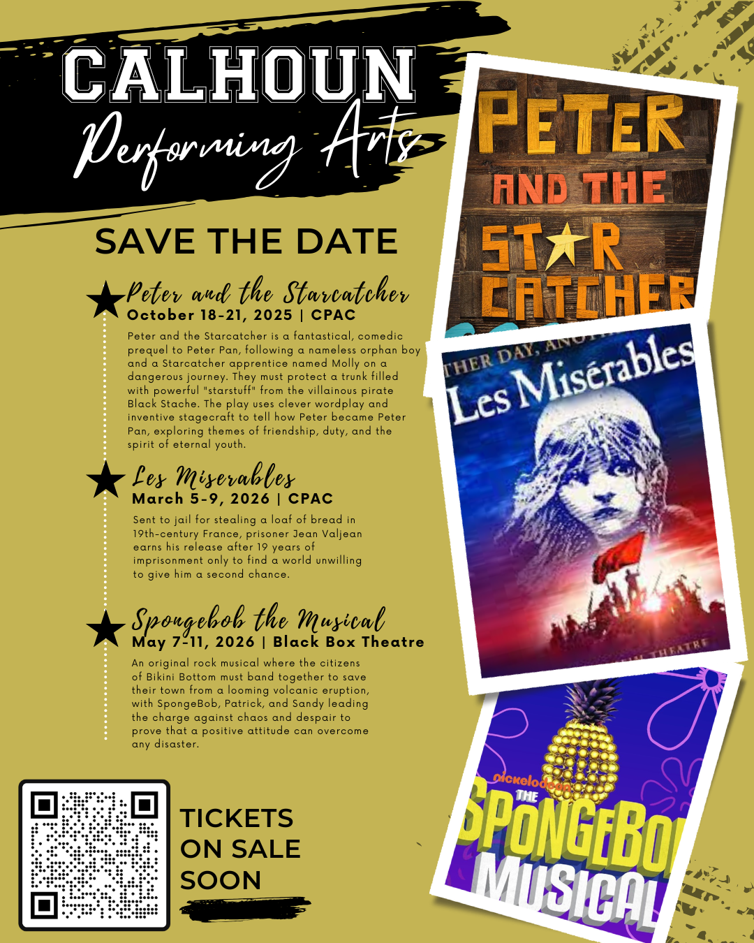 CHS Performing Arts 25-26 | Save the Date