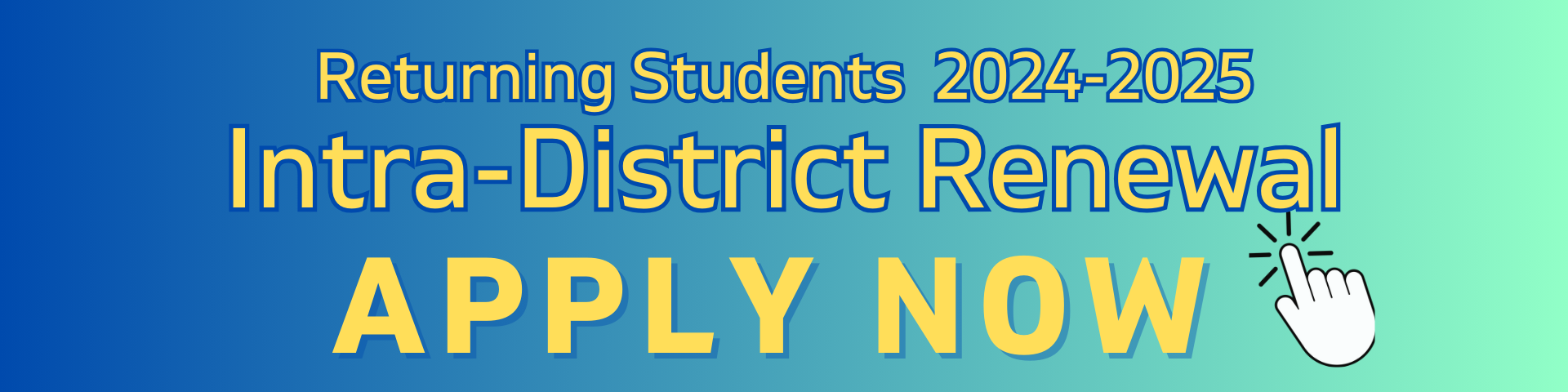 Intra District Renewal Apply Now Button