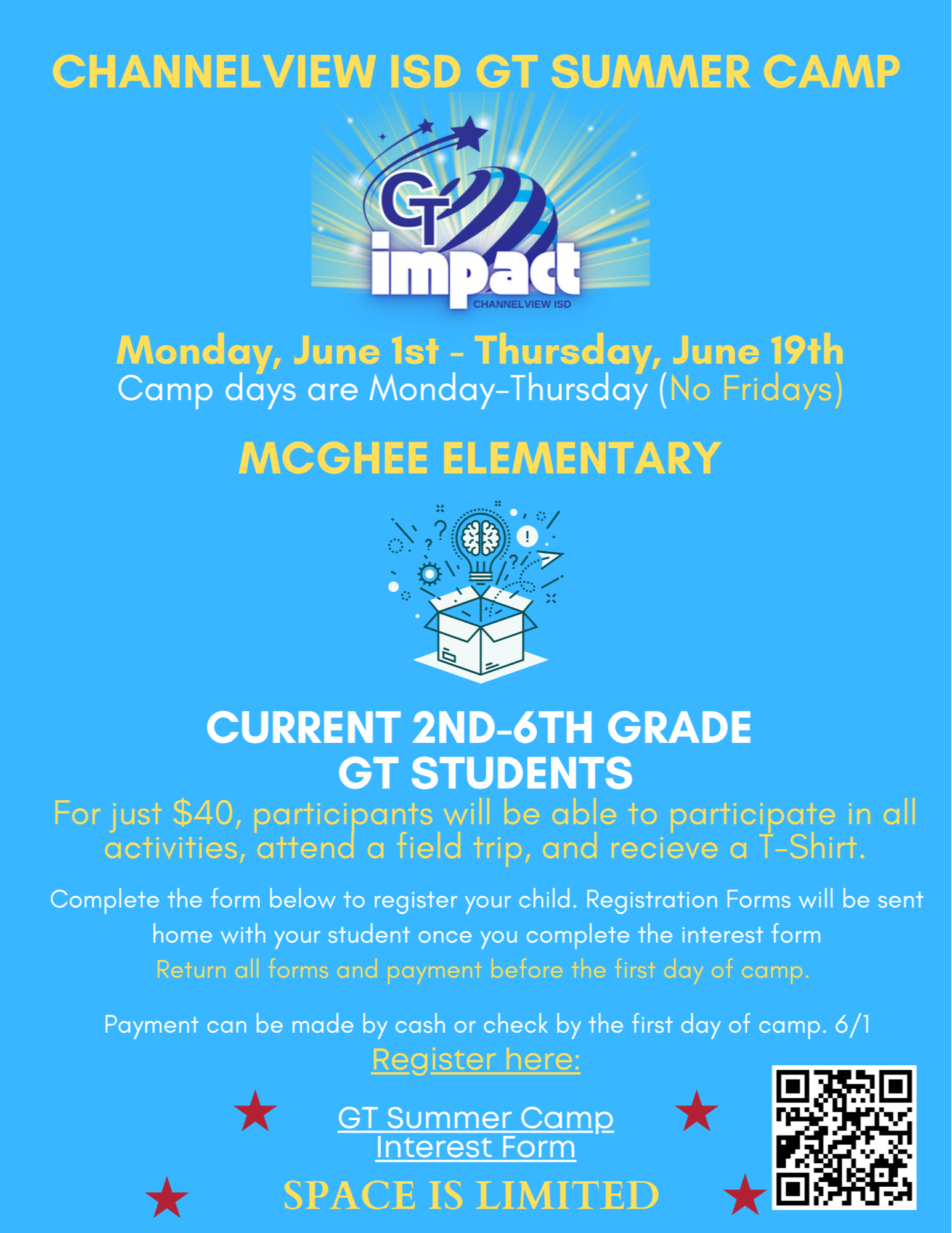 CISD GT Summer Camp