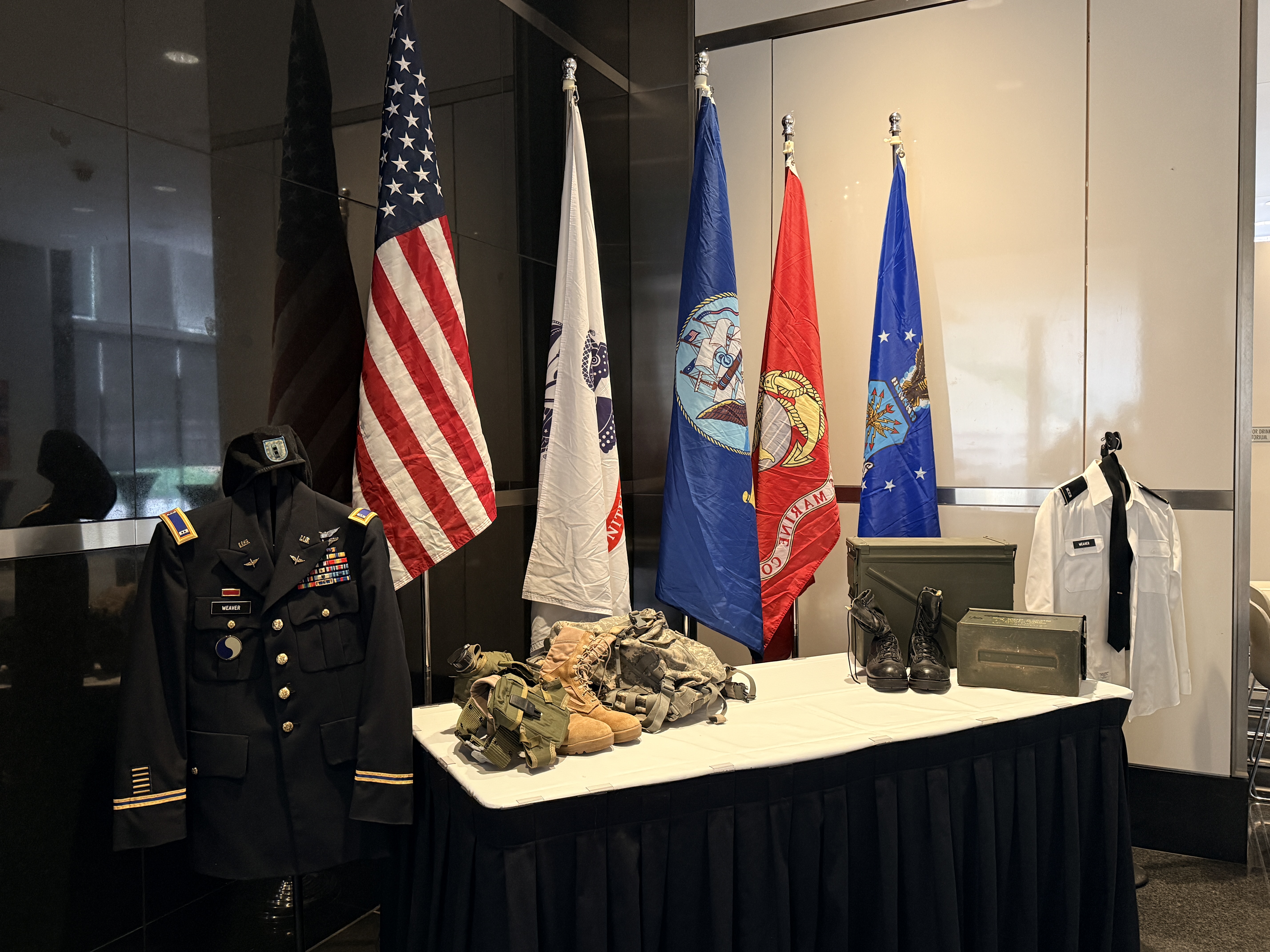 military branches and flags