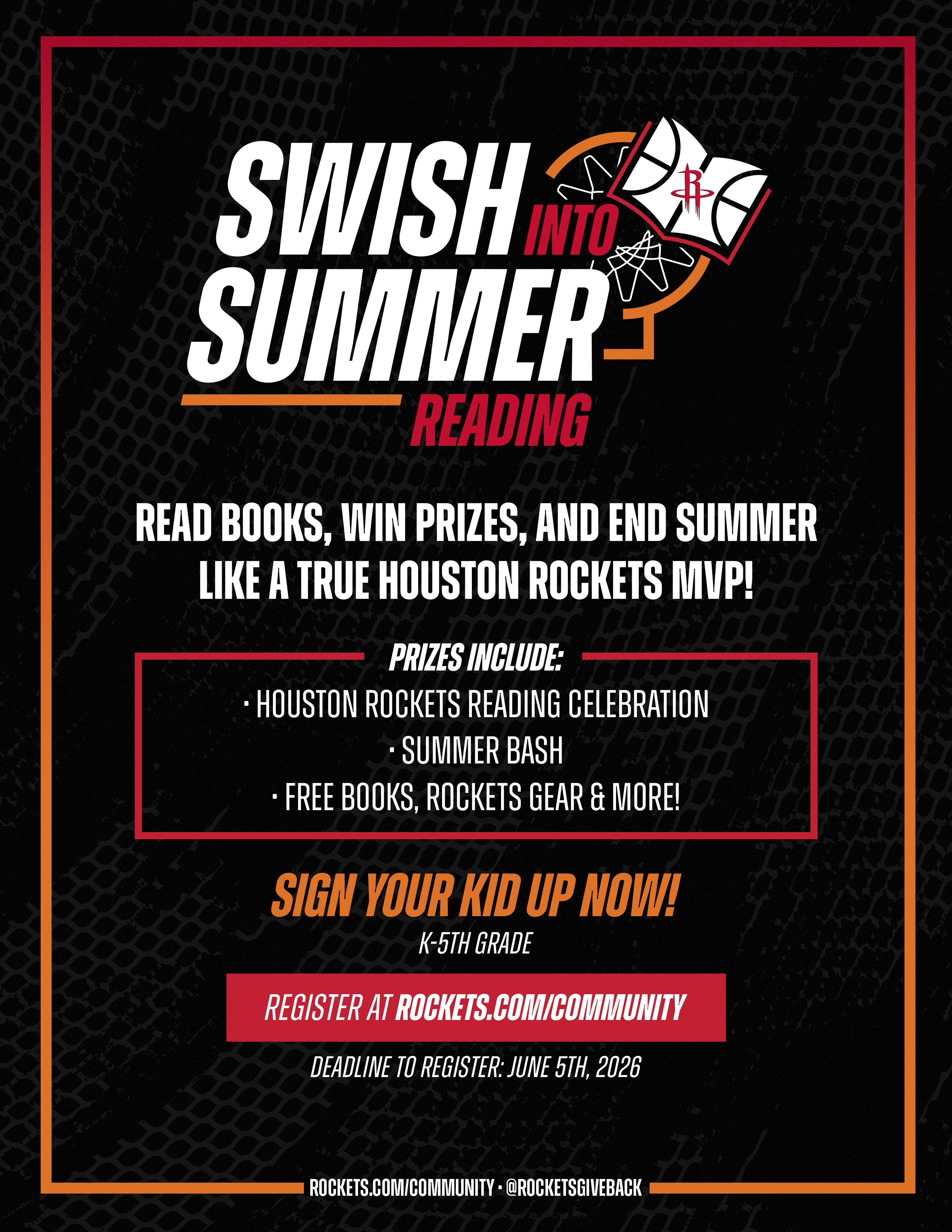 Swish into Summer Reading