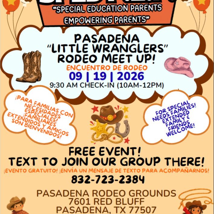 Sped PEP Rodeo Little Wranglers Flyer