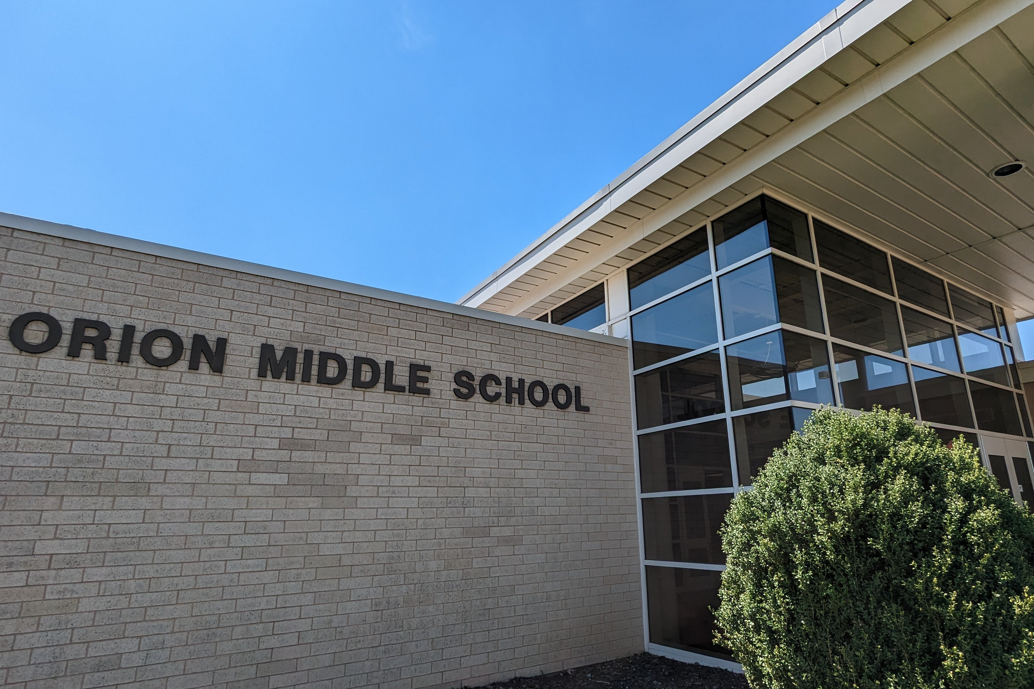 Orion Middle School building