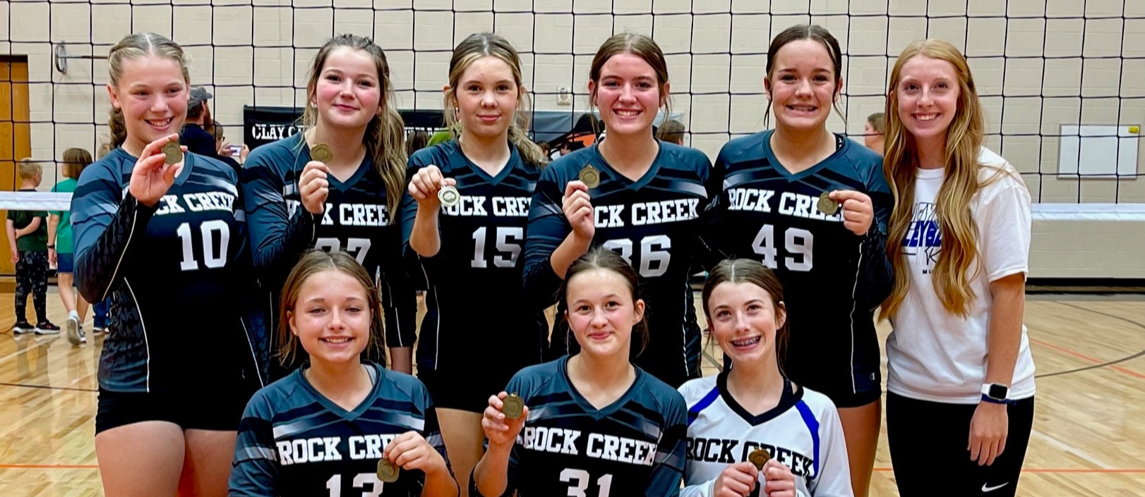 8th grade volleyball after the Clay Center tournament