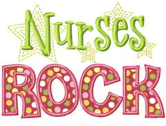 Nurses rock clip art