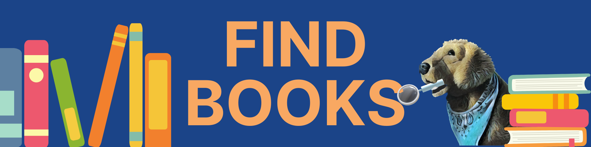 Page banner that says, "Find Books"