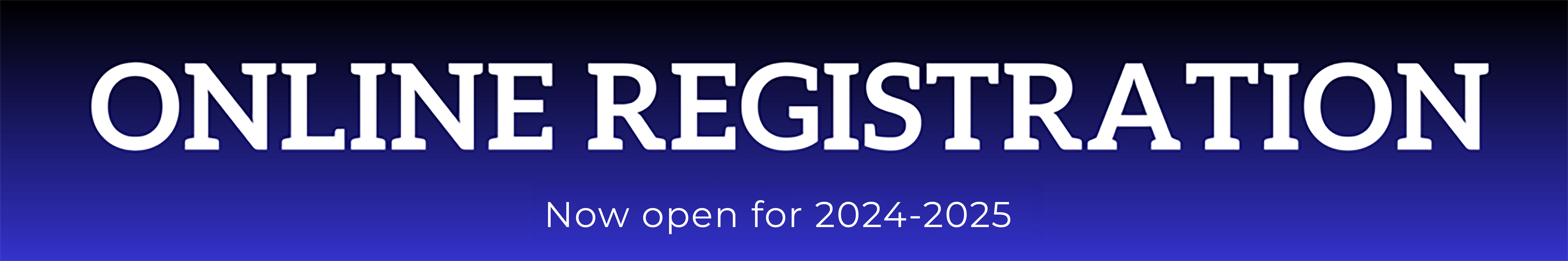 Open Registration Now Open for 2023-2024