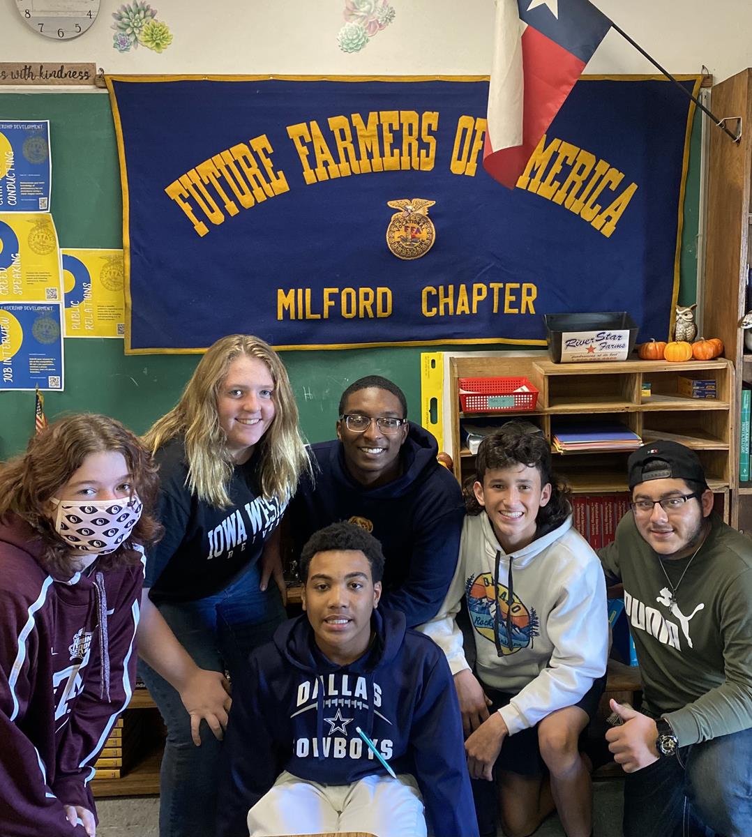 2021-2022 Milford FFA Officer Team