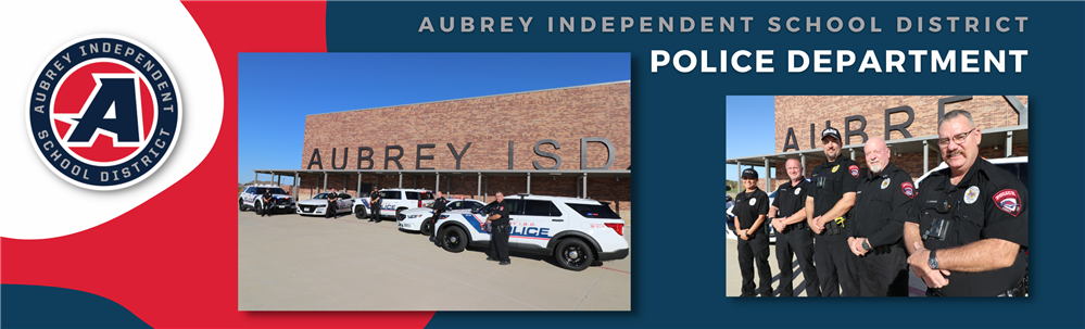 Aubrey ISD Police Department Banner