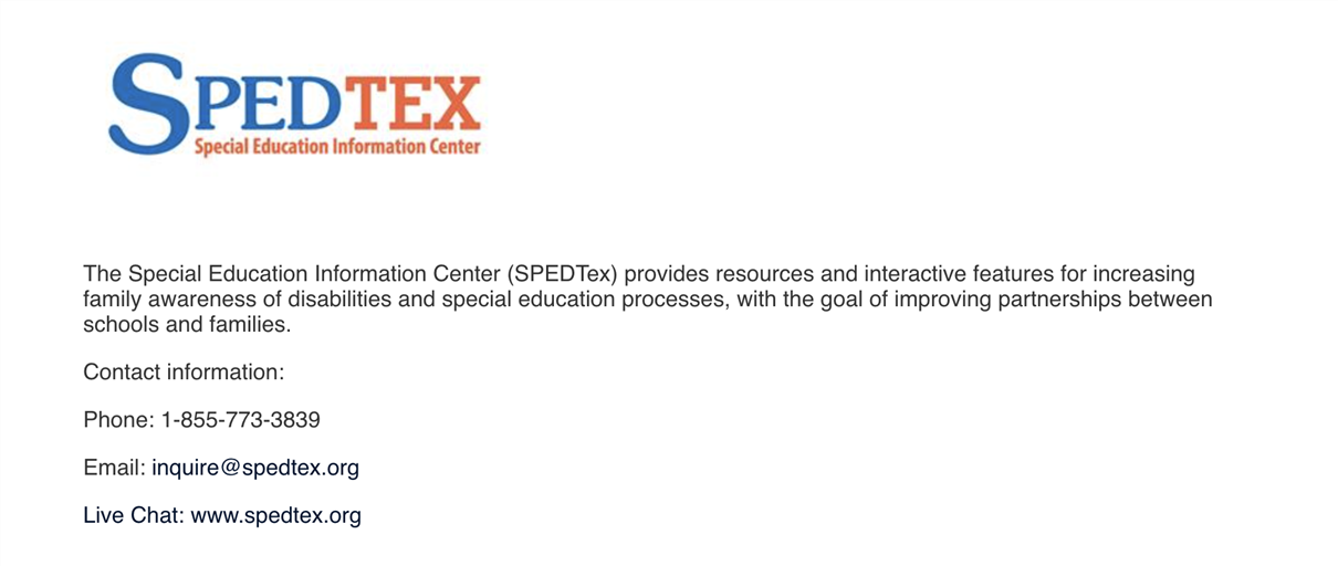 SpedTex info