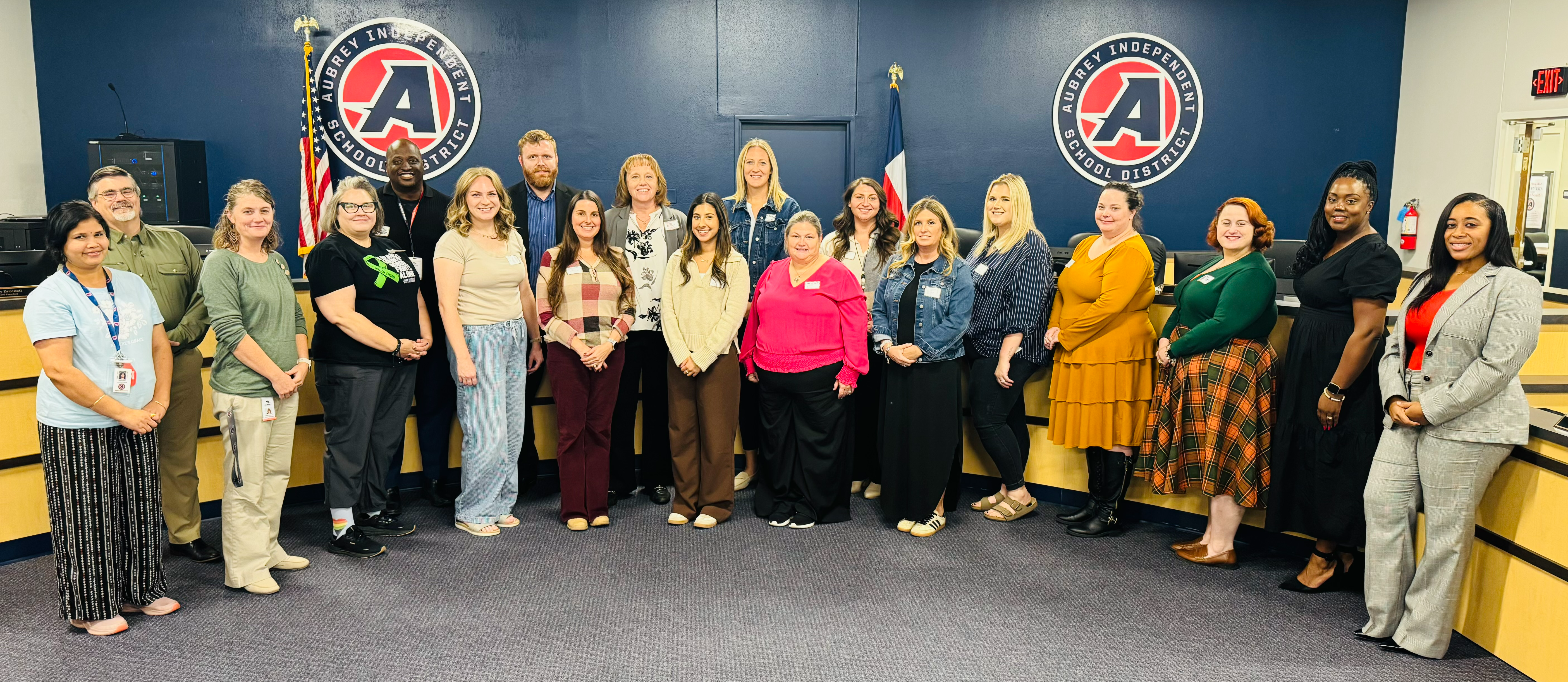 Aubrey ISD Aspiring Leader Academy Cohort 3 group photo