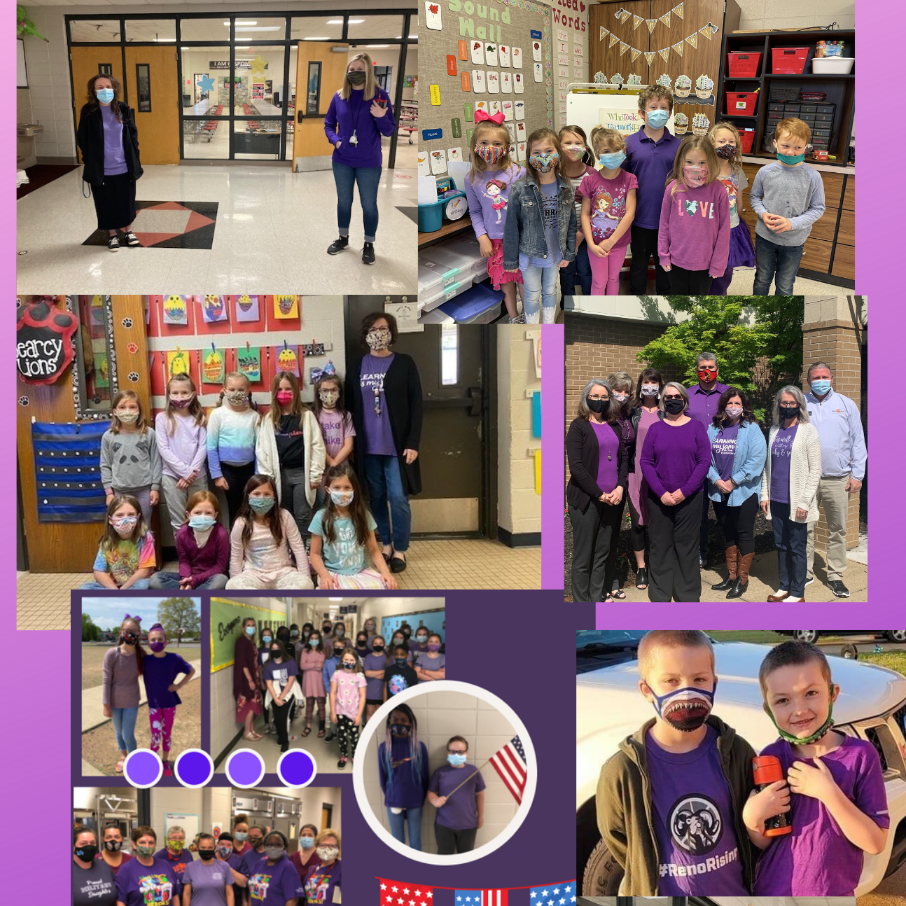 Schools Celebrate Purple Heart Day