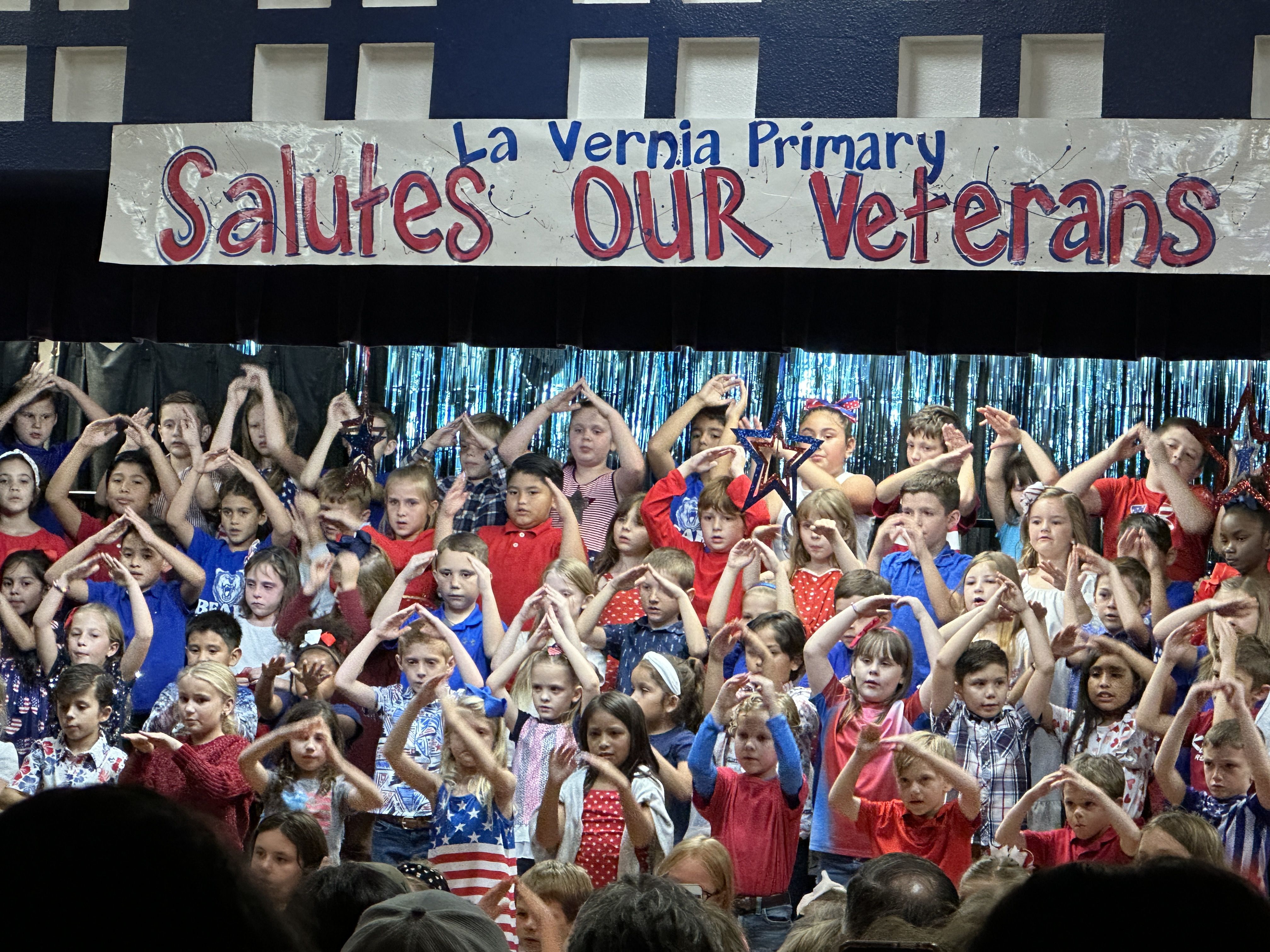 students singing