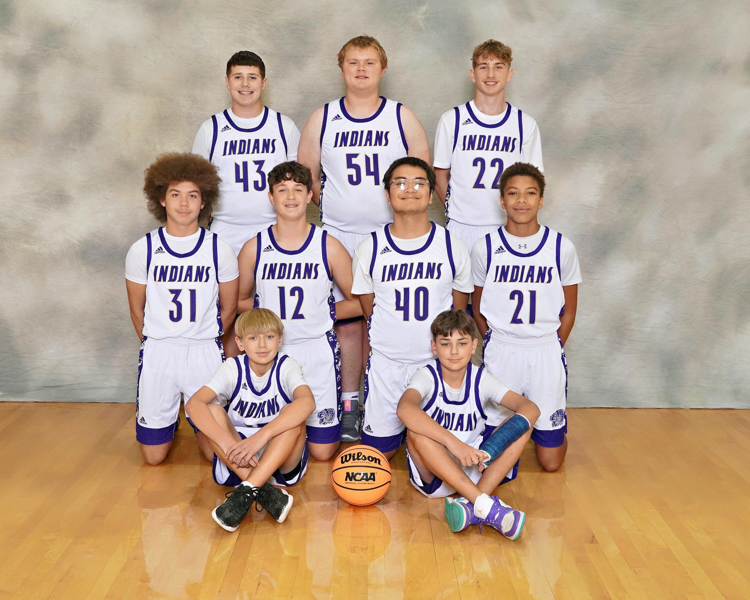 Photo of the Freshman Basketball Boys Team