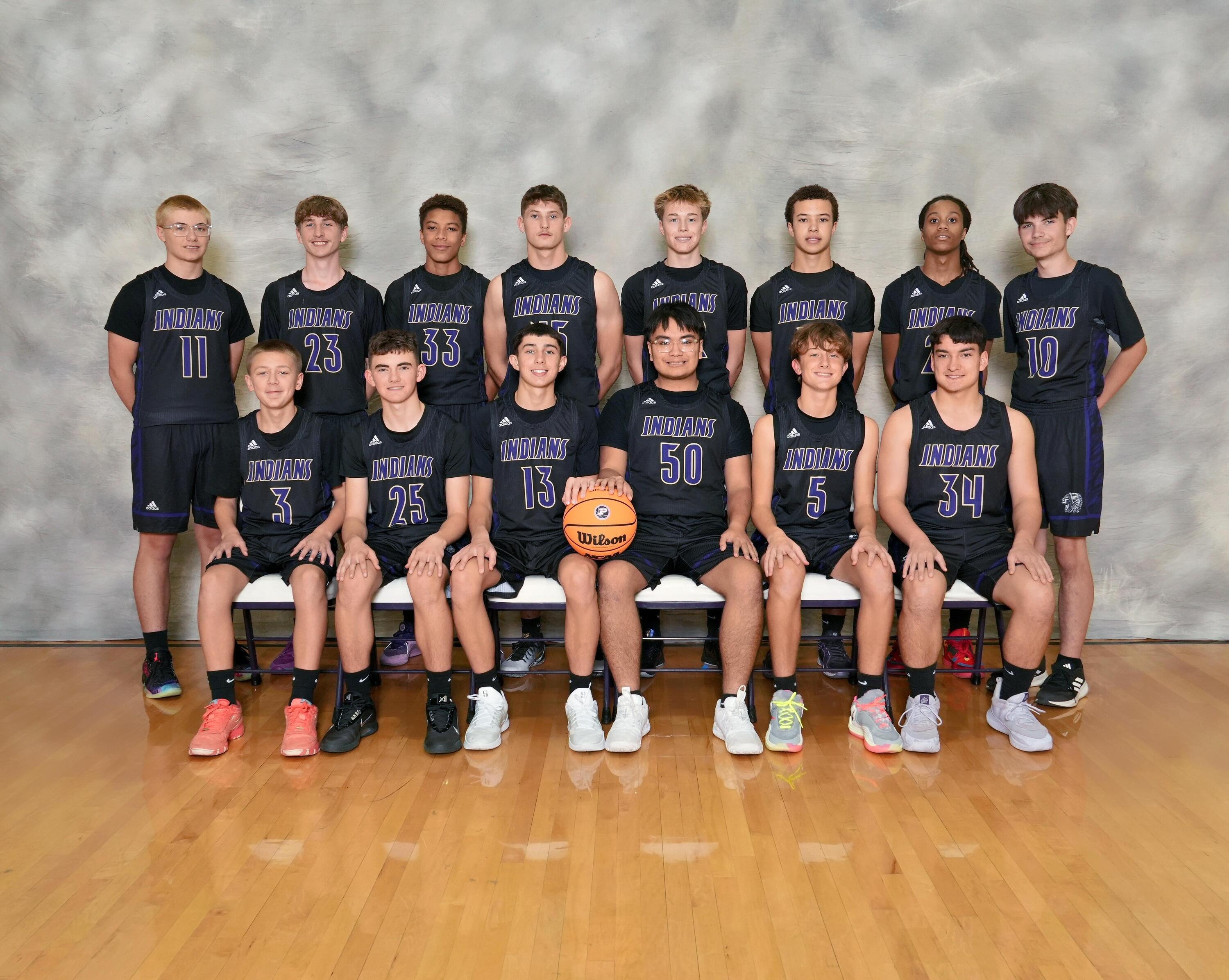 Photo of the JV Basketball Boys Team