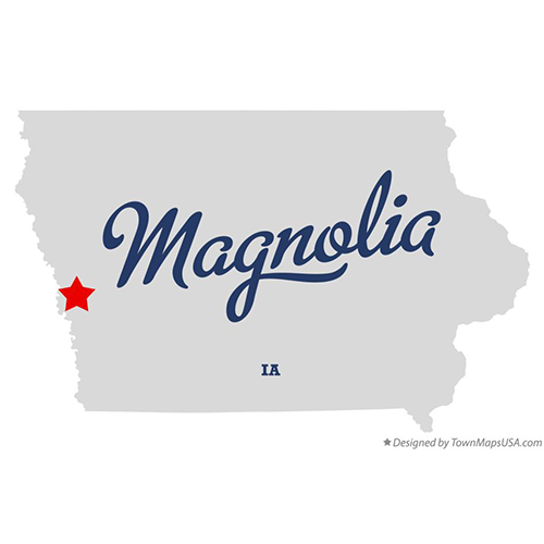 Map of Magnolia, IA