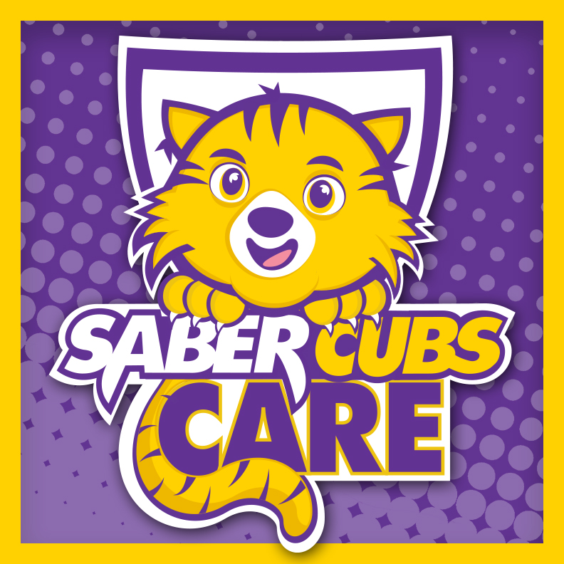 Saber Cubs Care Logo