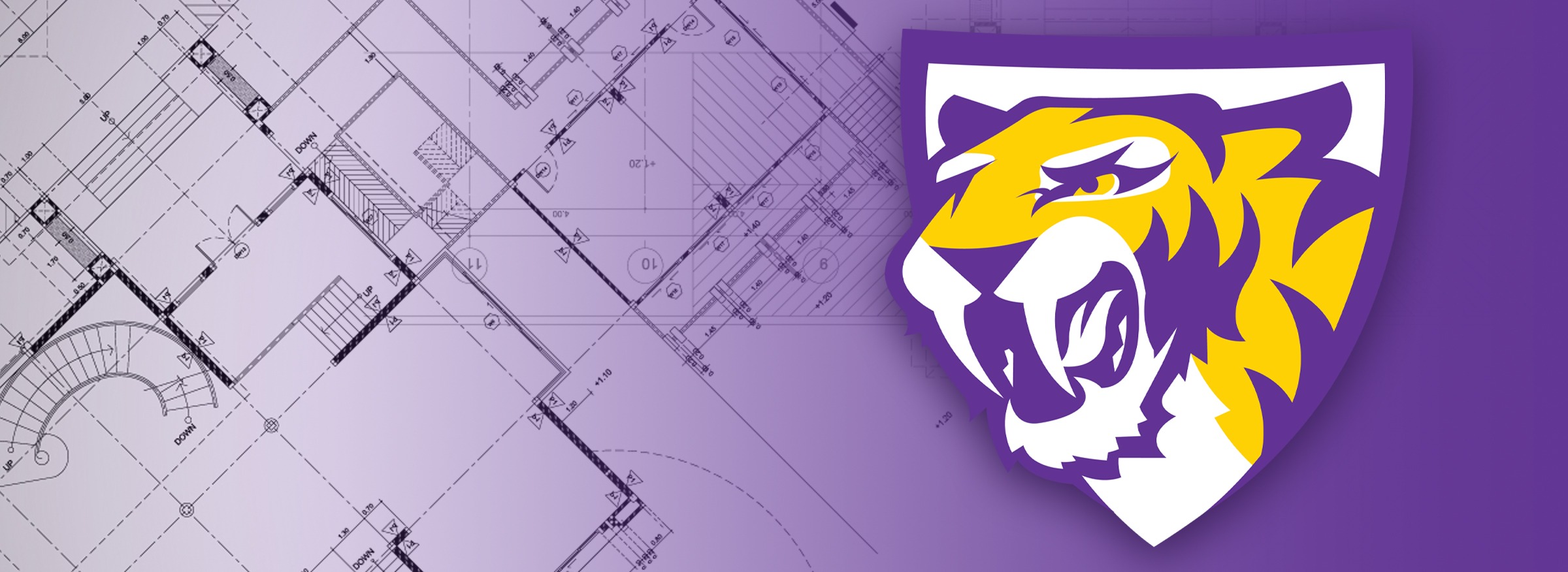 Architectural drawings and Saber Logo