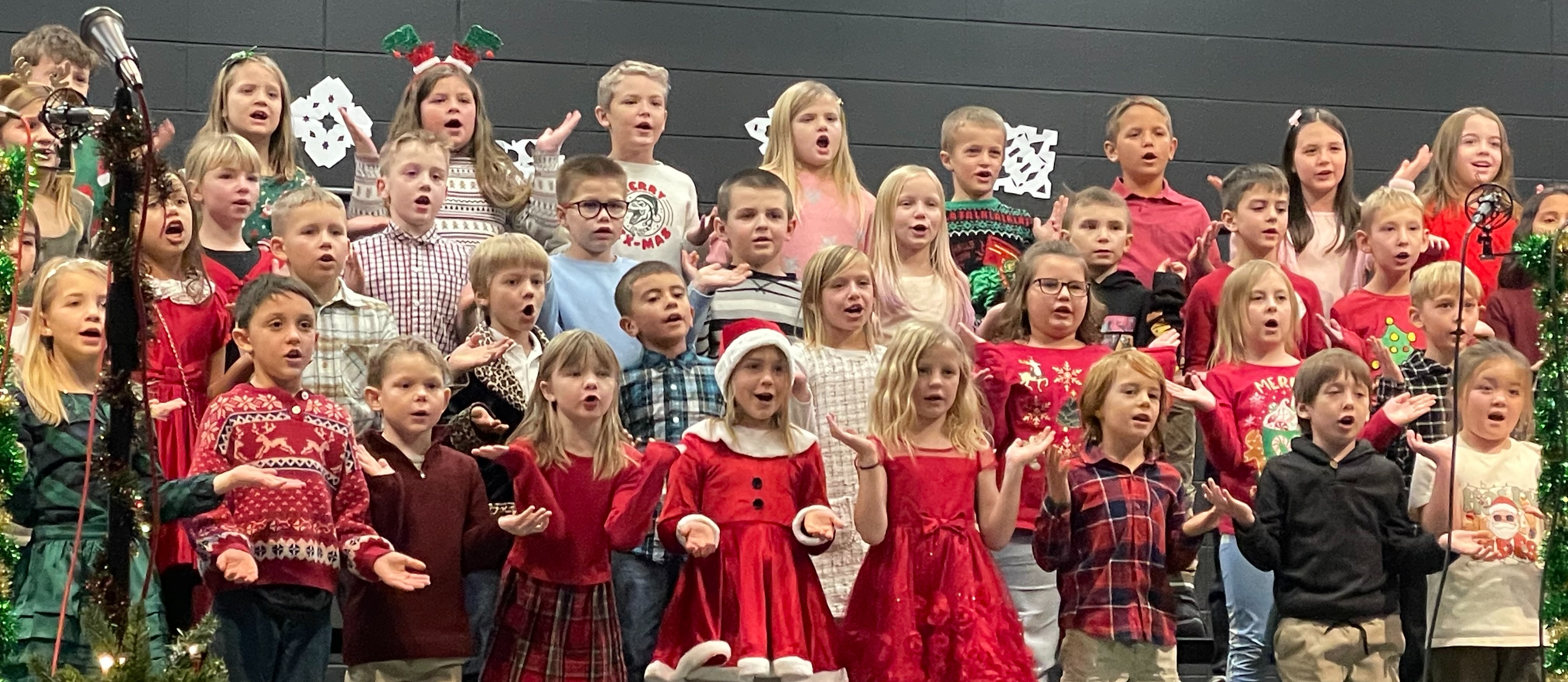 2nd Graders at their winter concert