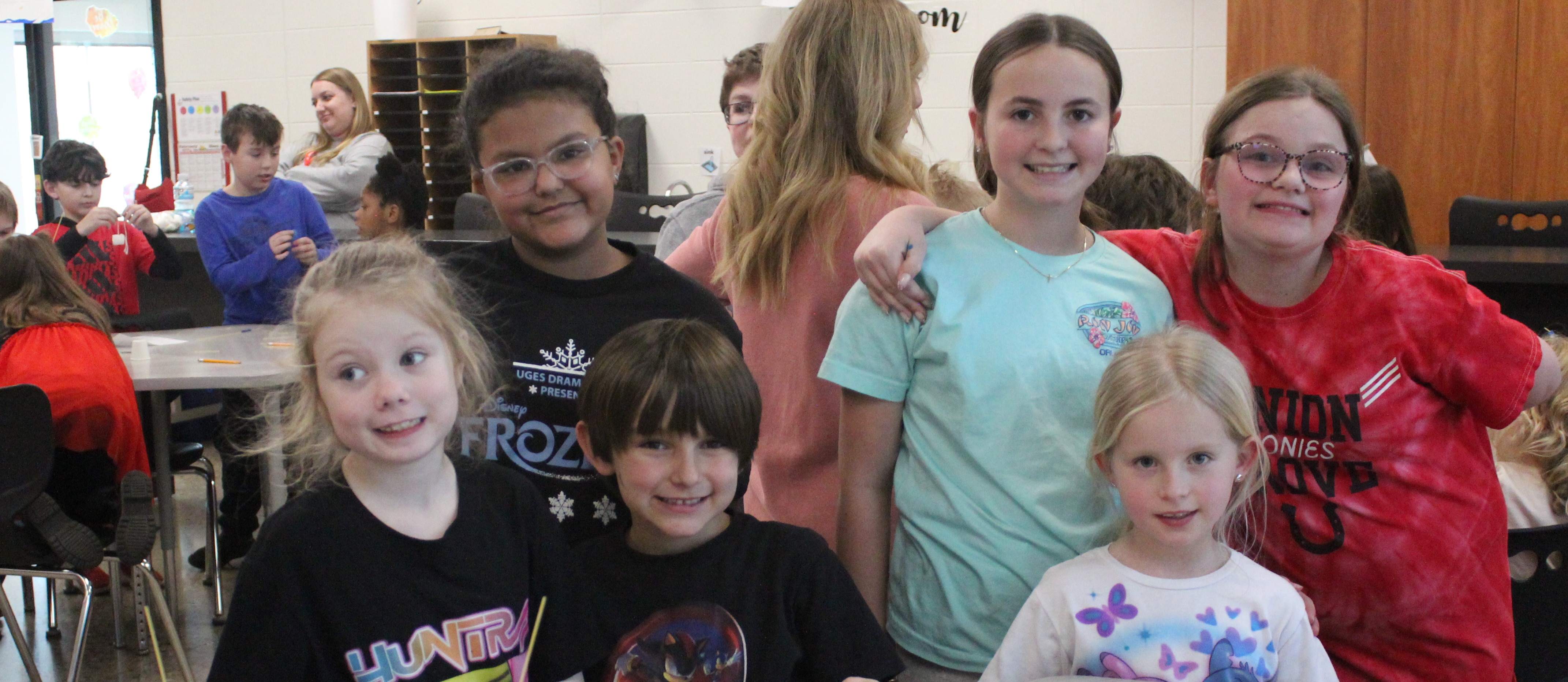 students on buddy day