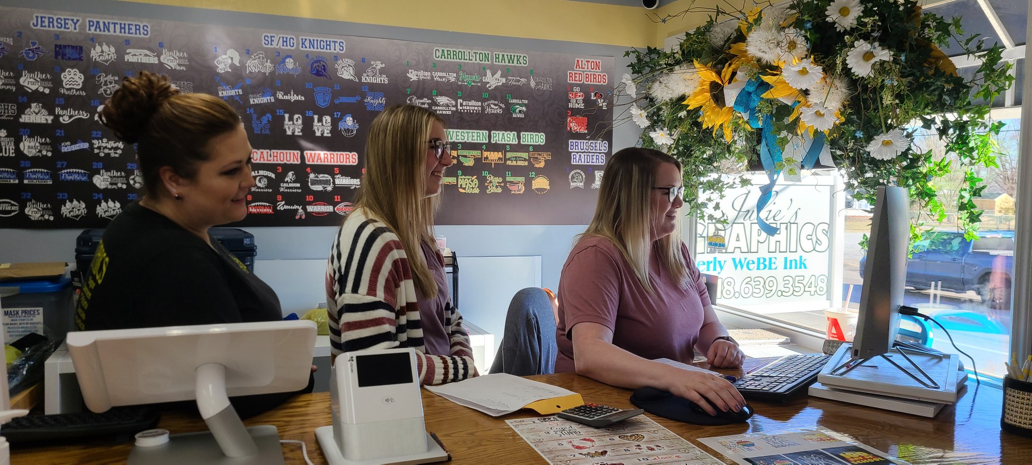 Students learning to job shadow