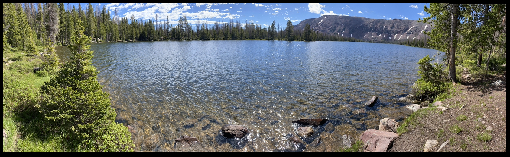 Photo of Grandaddy lake in the High Uintahs
