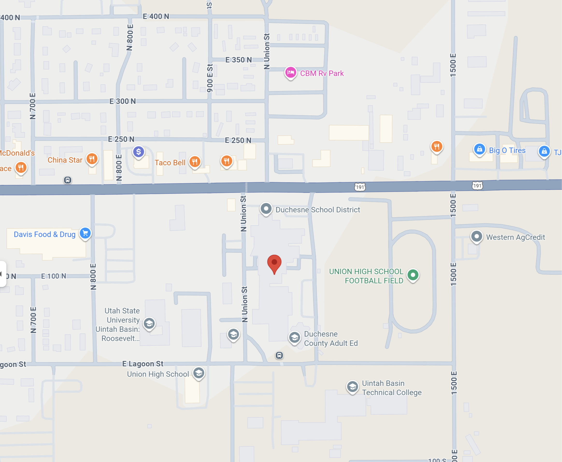 DCSD District office map