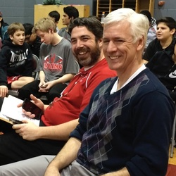 Coach Nick Streicher and Coach Jerry Wyman