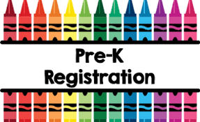 Pre-K Registration with crayons