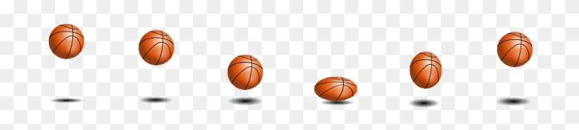 bouncing basketball