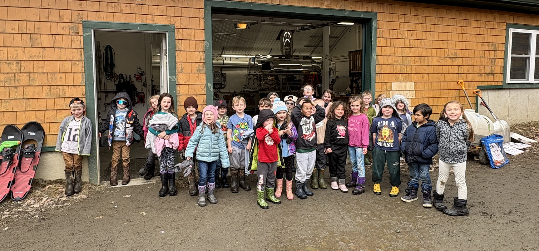 kindergarten sugarhouse field trip