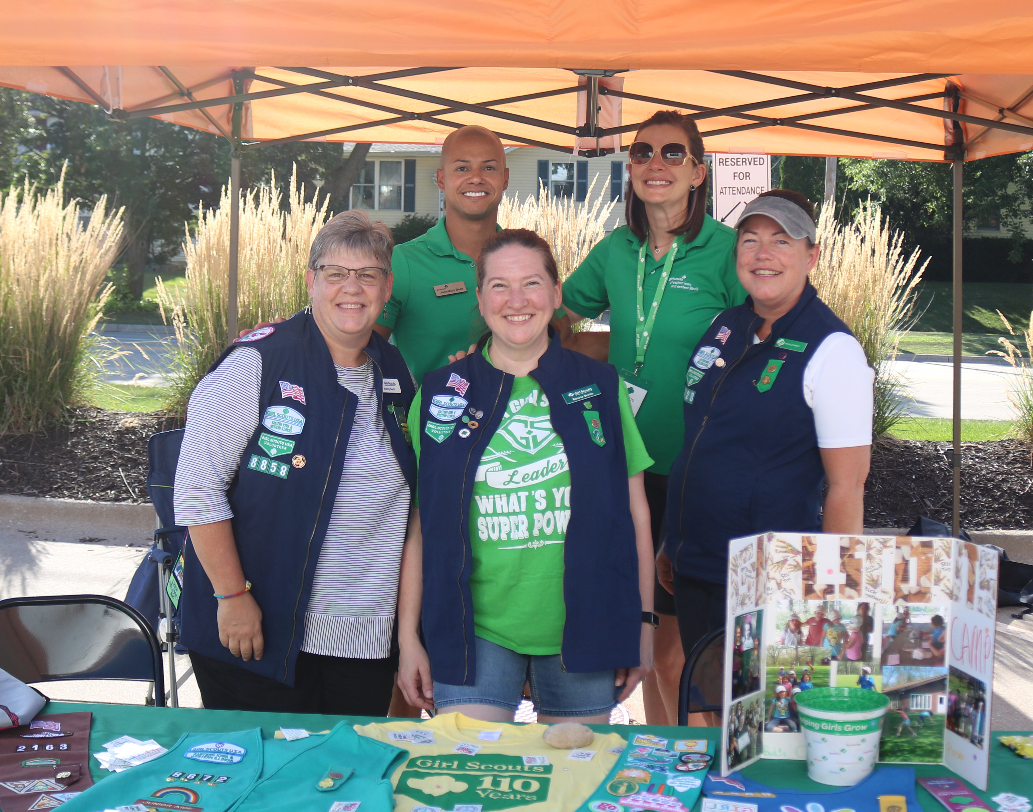 Girl Scouts booth