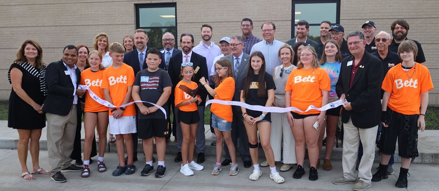 BMS new classroom addition ribbon cutting