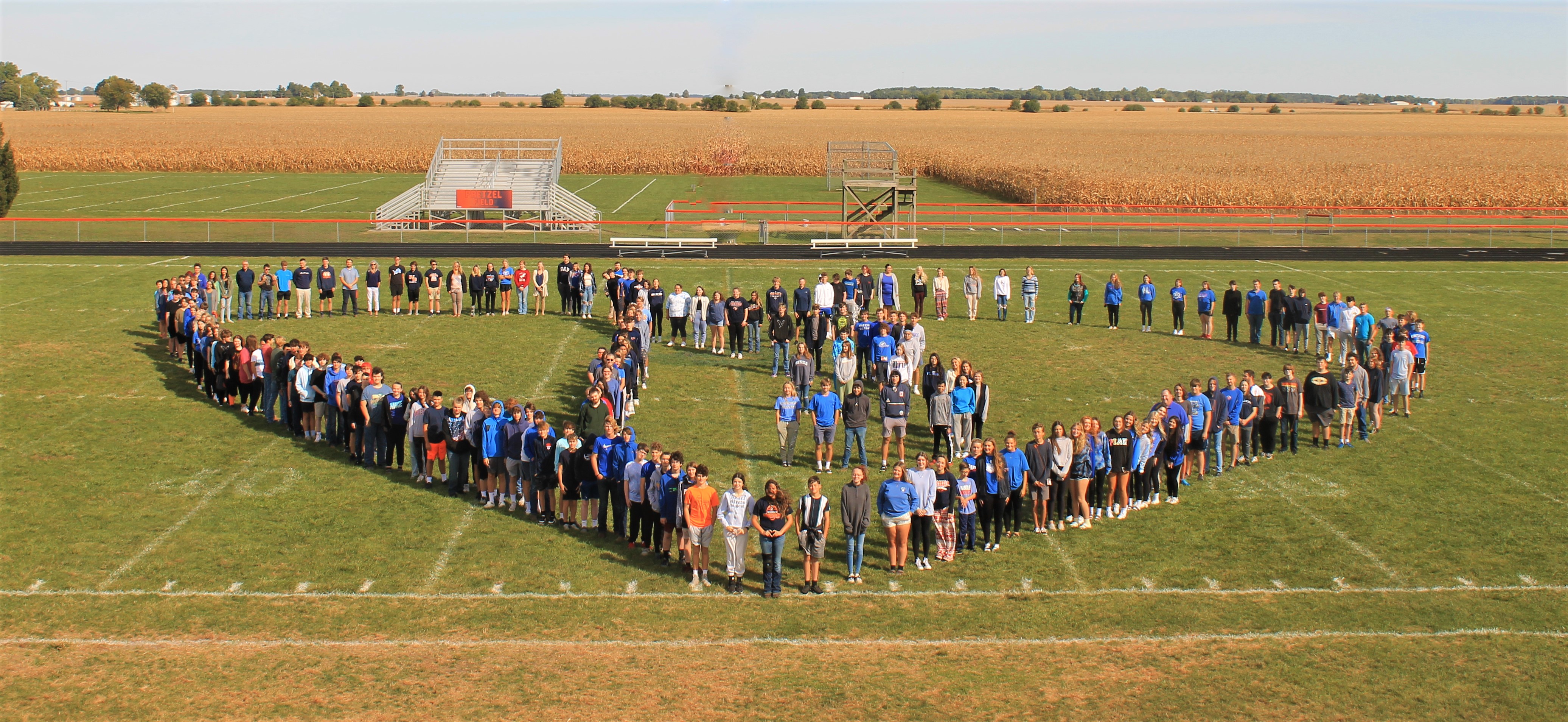 HS Students Supporting #13 - Jayden Veesenmeyer!
