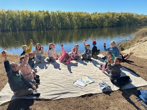 snack by the river