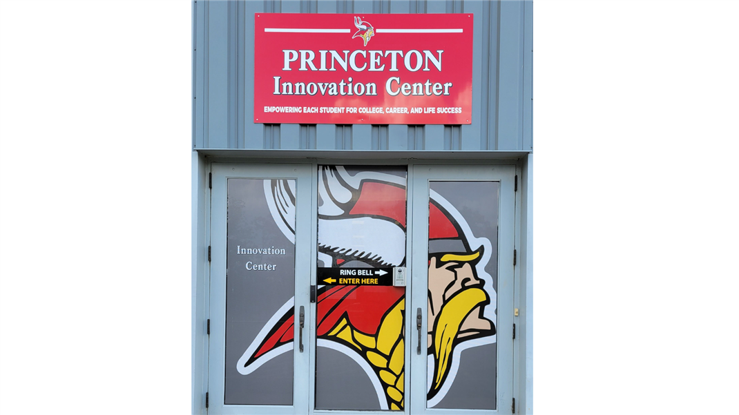 Innovation Center sign and door