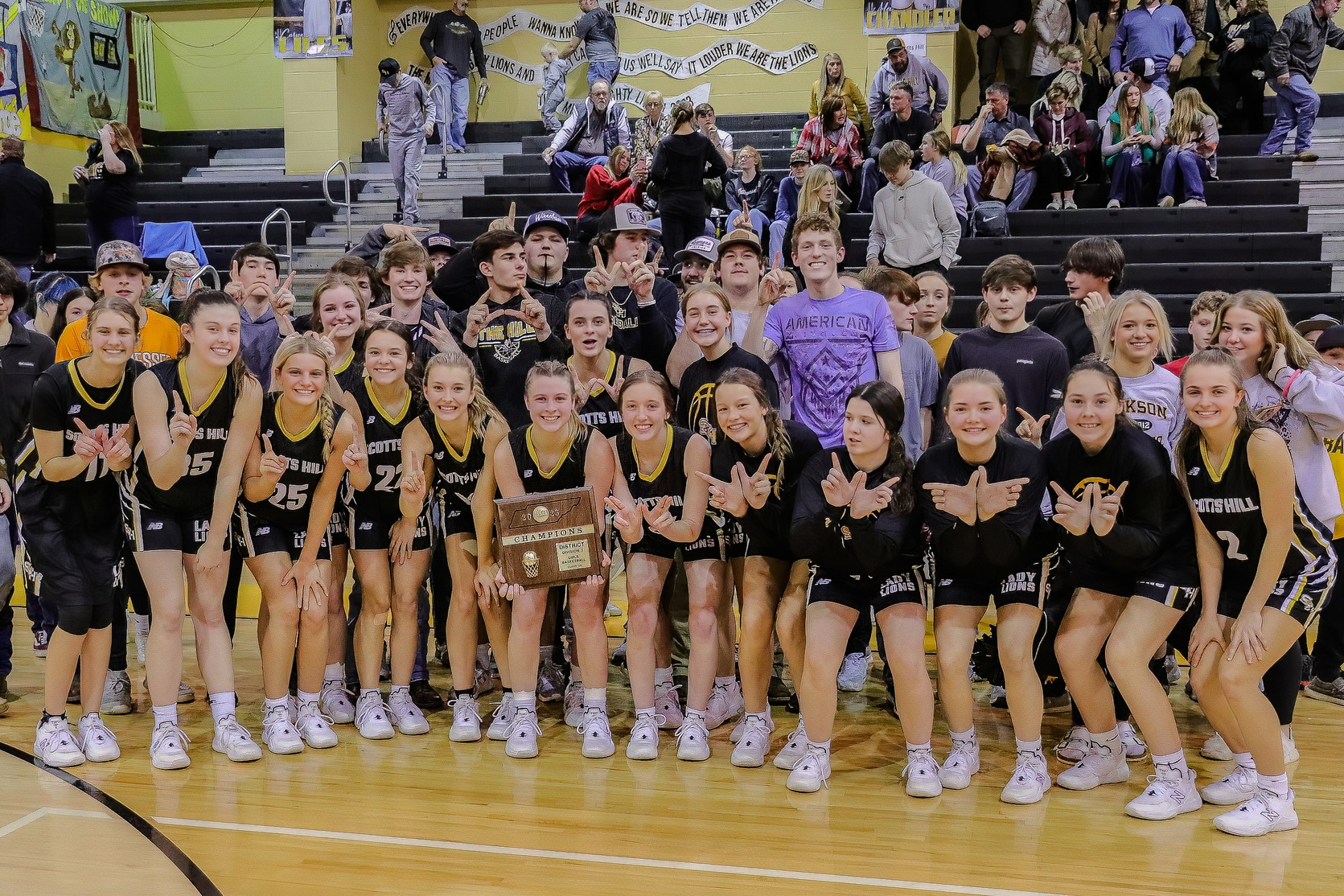 Lady Lions 2022-2023 District Champions