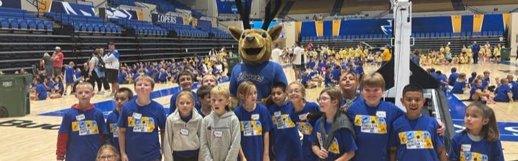 4th grade students at UNK health day