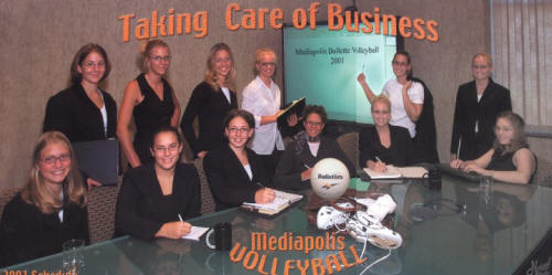 2001 Mediapolis Volleyball Poster