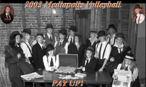 2003 Mediapolis Volleyball Poster