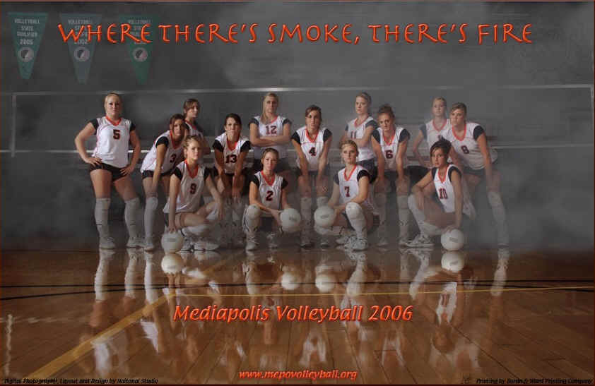 2006 Mediapolis Volleyball Poster