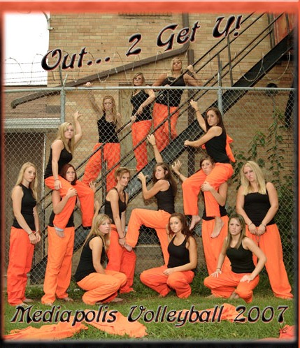 2007 Mediapolis Volleyball Poster