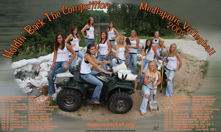 2008 Mediapolis Volleyball Poster