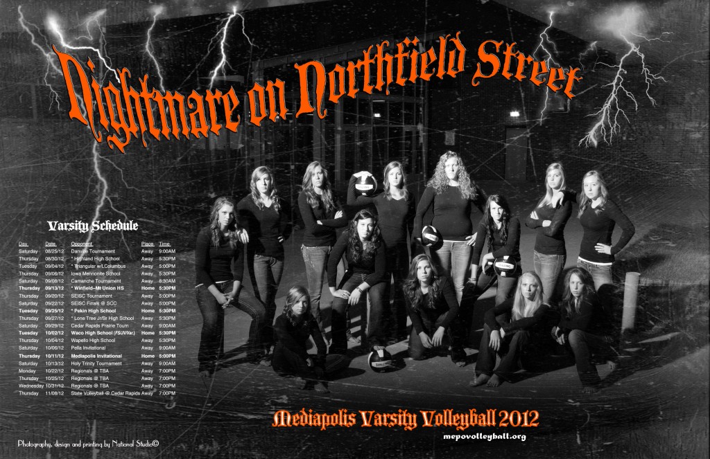 2012 Mediapolis Volleyball Poster